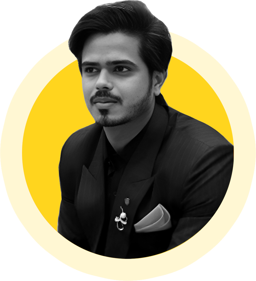 Portrait of MR. Sachin Chauhan, a senior marketing strategist and retail industry expert, smiling and wearing professional attire